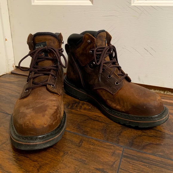 Like-new Timberland Pro 6 inch pit boss steel toe - Picture 1 of 3